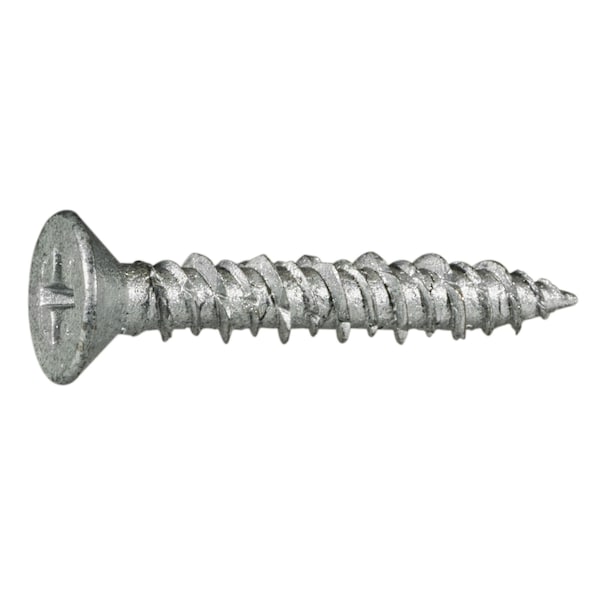 Midwest Fastener Masonry Screw, 3/16" Dia., Flat, 1-1/4" L, 410 Stainless Steel 50 PK 54465 - main